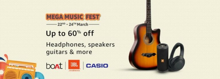 Amazon announces Music Fest for great deals on Speakers and more