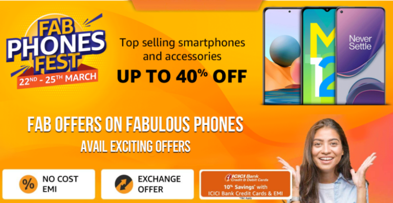 Amazon announces the Fab Phones Fest for great deals on Smartphones