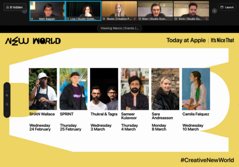 Apple and It’s Nice That collaborate with artists from all over the world for a Creative New World #TodayatApple