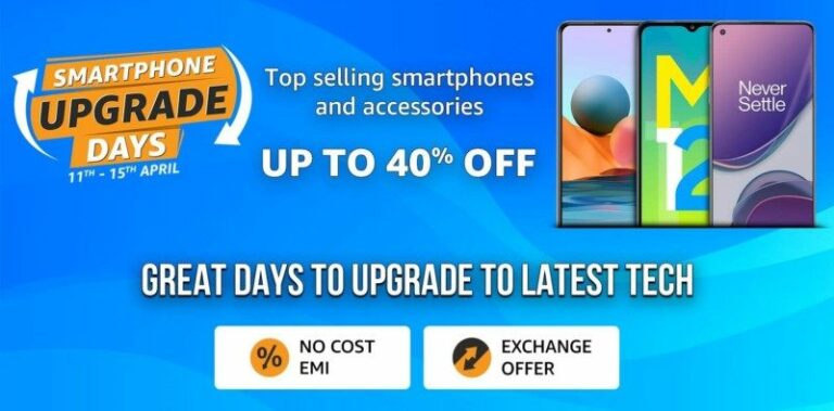 Amazon India announces the Smartphone Upgrade Days sale