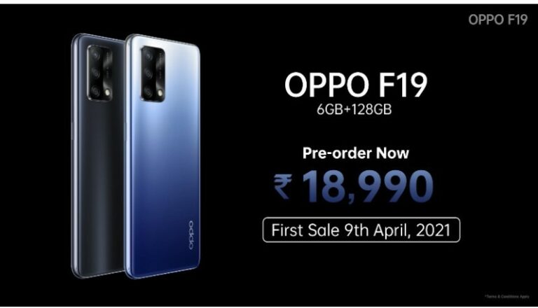 OPPO launched the F19 smartphone with a 5000mAh battery and more