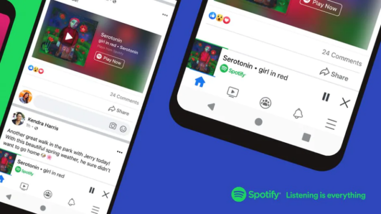 Spotify now allows playing Music, Podcasts on the Facebook app