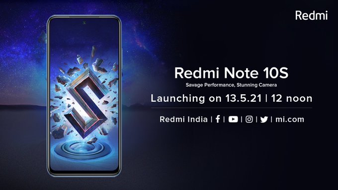Redmi Note 10S launched alongside Redmi Watch in India