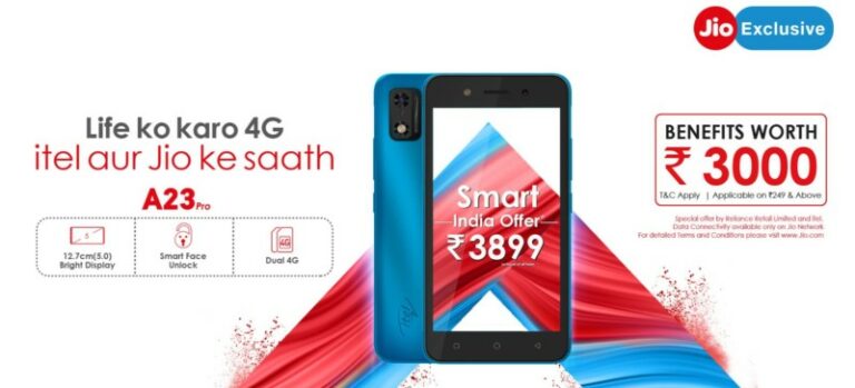 Itel brings the affordable 4G smartphone A23 Pro at Sub 4K range