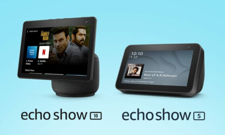 Amazon introduces all new Echo Show 10 and Echo Show 5 in India
