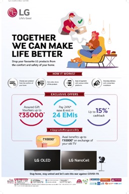  LG announces its ‘Together We Can Make Life Better’