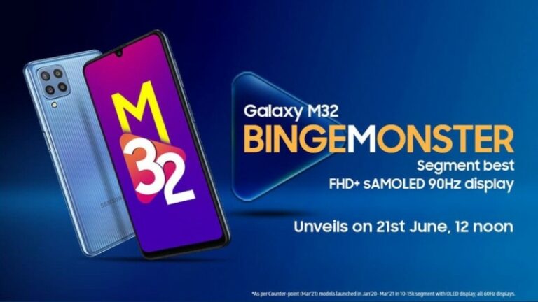 Samsung Galaxy M32 specifications revealed, ahead of the launch on June 21