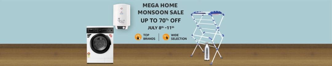 Amazon announces ‘Mega Home Monsoon Sale’