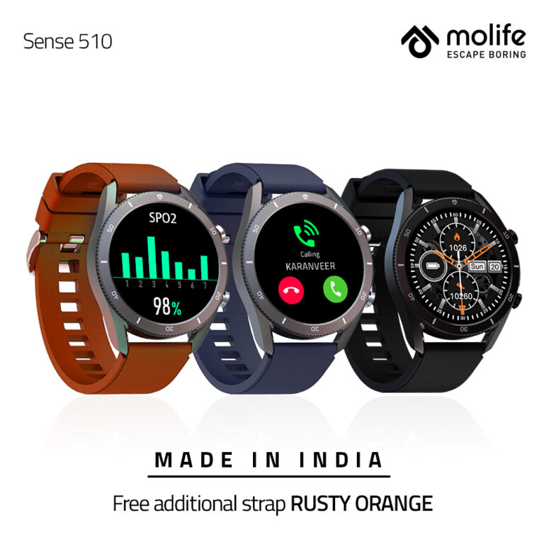 Molife launches Sense 510 a Smartwatch with Calling Feature
