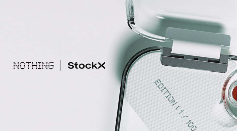 Nothing Partners with StockX on First-Ever Electronics DropX. First 100 units to be exclusively engraved and auctioned on the platform