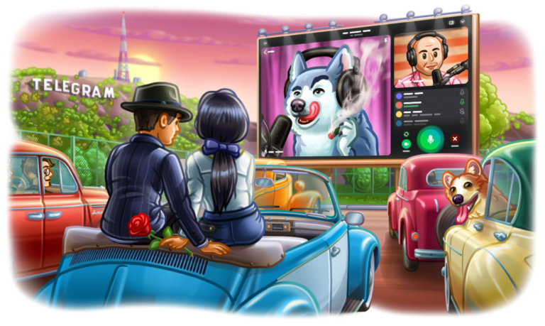 Telegram now allows a Group Video Call with up to 1000 Viewers