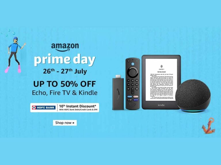 Echo, Fire TV, and Kindle Devices to get great deals on Prime Day Sale