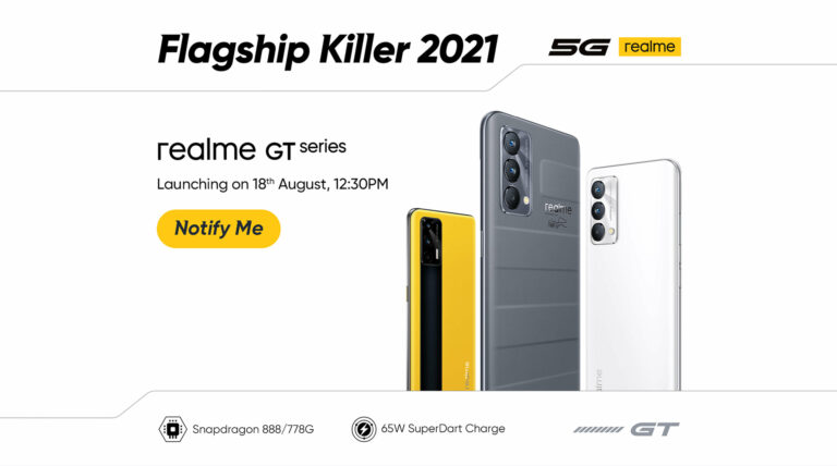 Realme GT series launching along with Realme Book Slim on August 18