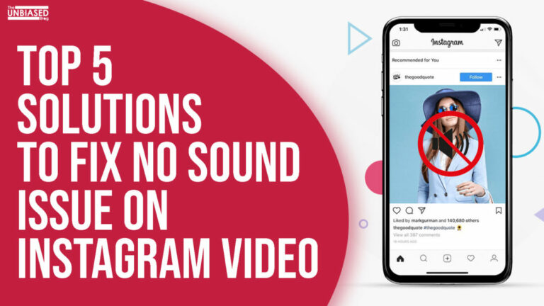 Top 5 Solutions to Fix No Sound on Instagram Video
