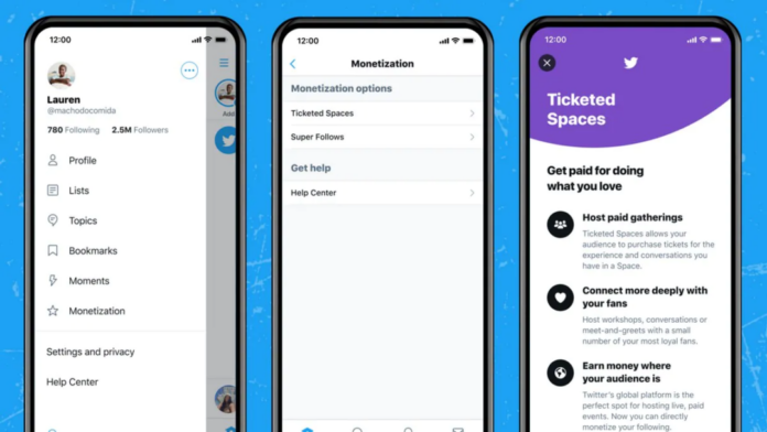 Twitter has started rolling out Ticketed