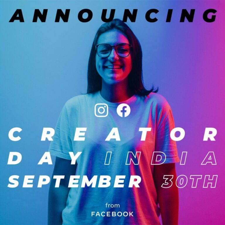 Instagram and Facebook announce their biggest creator event in India