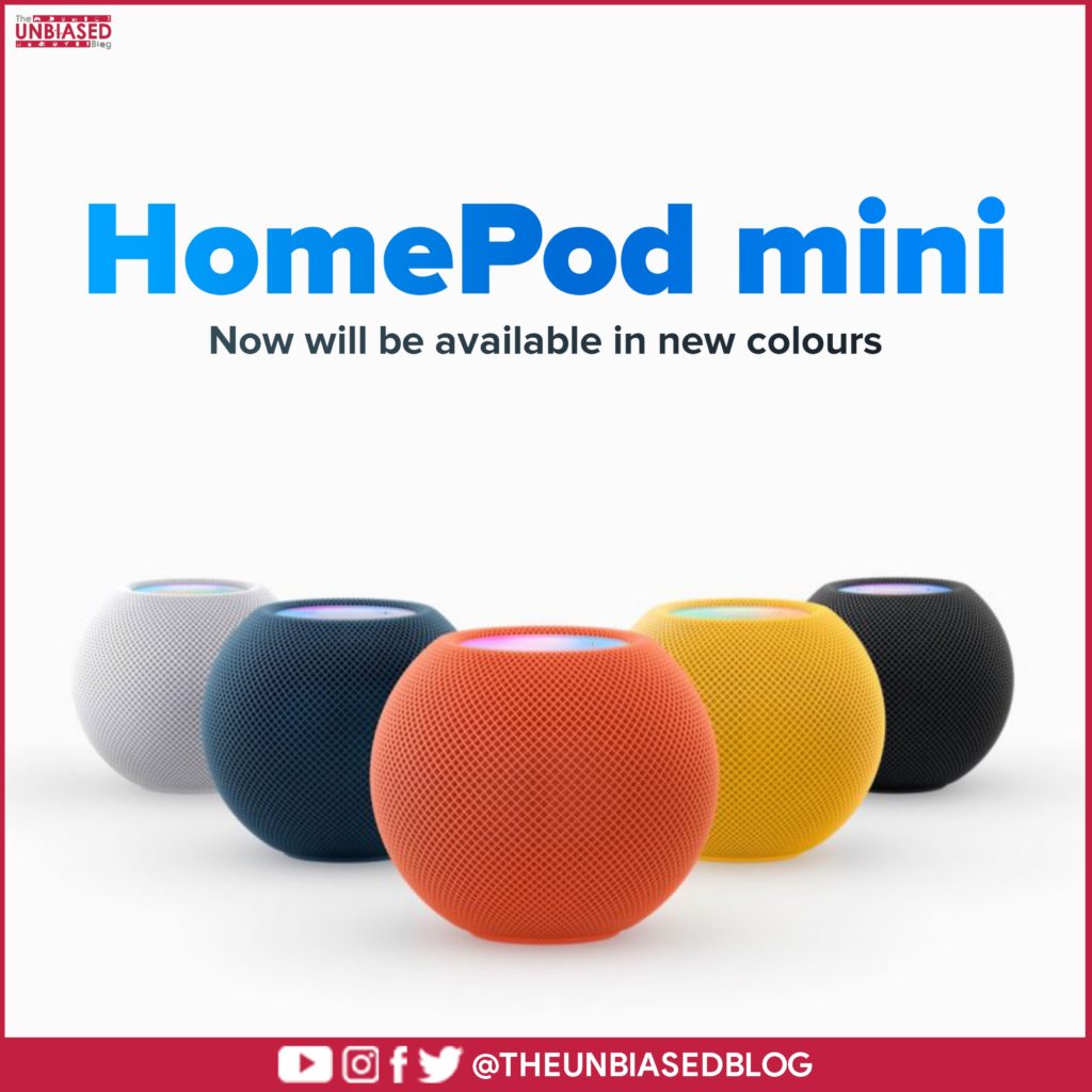 Apple HomePod mini New Colours