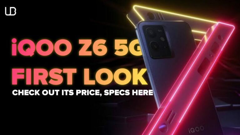 iQOO Z6 5G First Look – Check out its Price, Specs here