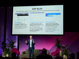 Juergen Mueller, Chief Technology Officer and Executive Board Member at SAP SE announces the launch of SAP Build at SAP TechEd 2022