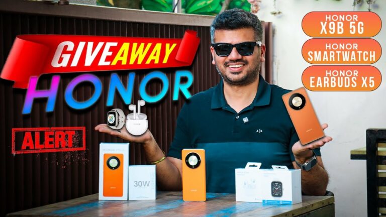 Giveaway Alert - Honor X9B Smartphone, Honor Choice Smartwatch, Honor Choice Earbuds