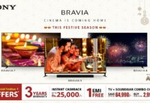 Sony India unveils festive offers aligned with new GST benefits to customers Sony India unveils festive offers aligned with new GST benefits, bringing premium entertainment closer to customers