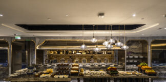 Air India Unveils First Flagship Maharaja Lounge at Delhi Airport Business Class Buffet Area